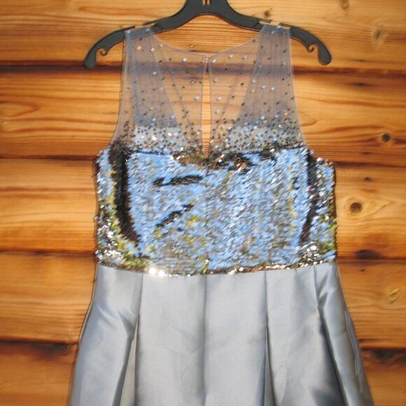 Sachin + Babi Womens Erica High Shine Gown Dress Pockets - Picture 12 of 14